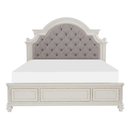 Baylesford - 4 Piece Set (Queen Bed, Nightstand, Dresser, Mirror) - Gray