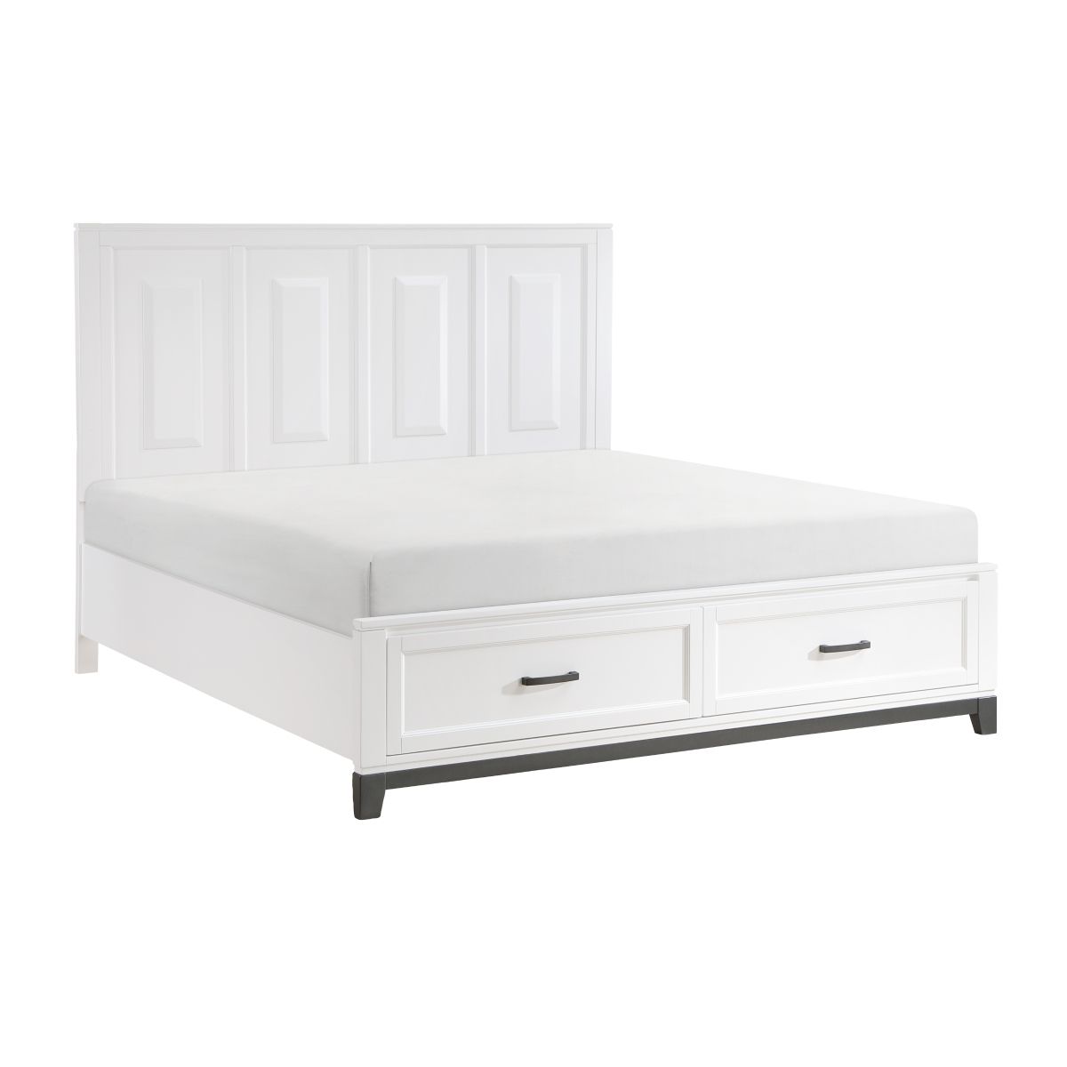 Garretson - Platform Bed With Footboard Storage