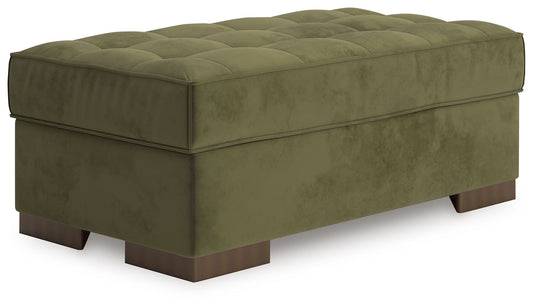 Chalcombe - Oversized Accent Ottoman - Olive