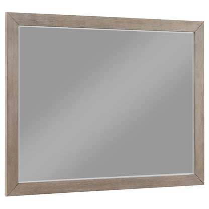 Kenora - 6-Drawer Dresser Mirror - Barley Brown