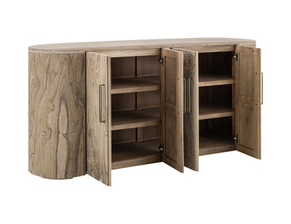 Balam - 4 Doors Console - Ivory White