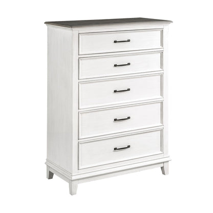 Chesterton - Chest - White / Brown