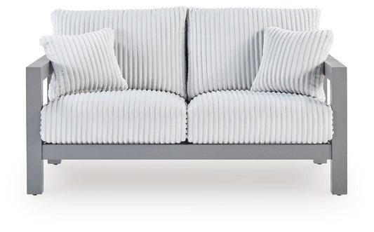 Moonlight View - Loveseat With Cushion - Gray