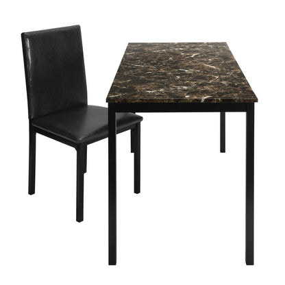Tempe - Writing Desk And Chair - Brown