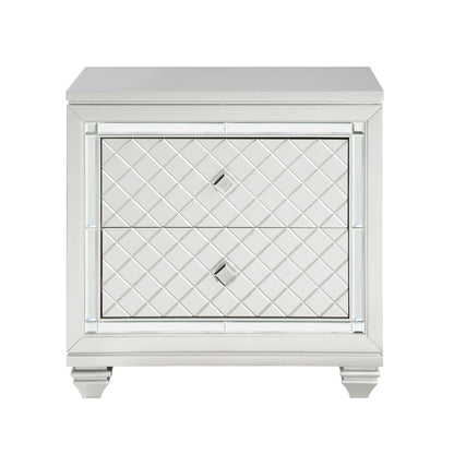 Leesa - Nightstand - Silver