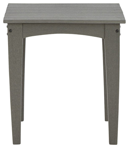 Visola - Square End Table - Gray