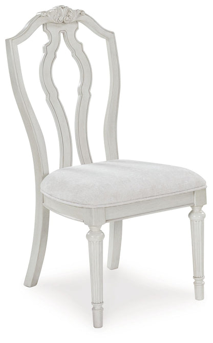 Montelaine - Dining Upholstered Side Chair (Set of 2) - Antique White