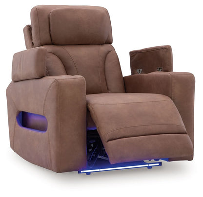 Point Clear - Power Recliner / Adj Headrest - Caramel