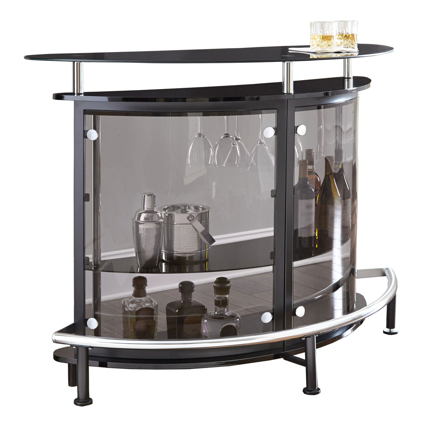 Ariana - Bar Table Or Server - Black