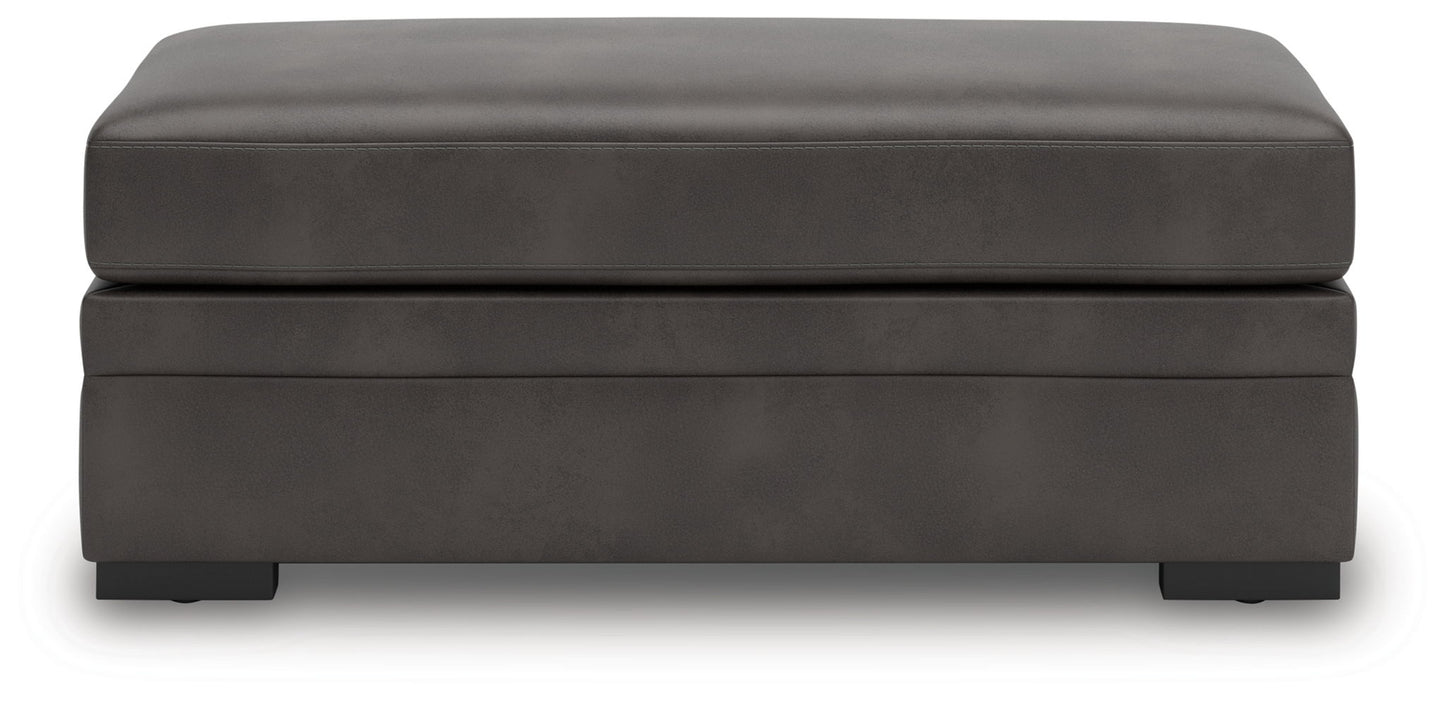 Dara Park - Oversized Accent Ottoman - Shadow