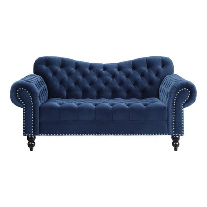 Rosalie - Loveseat - Navy Blue