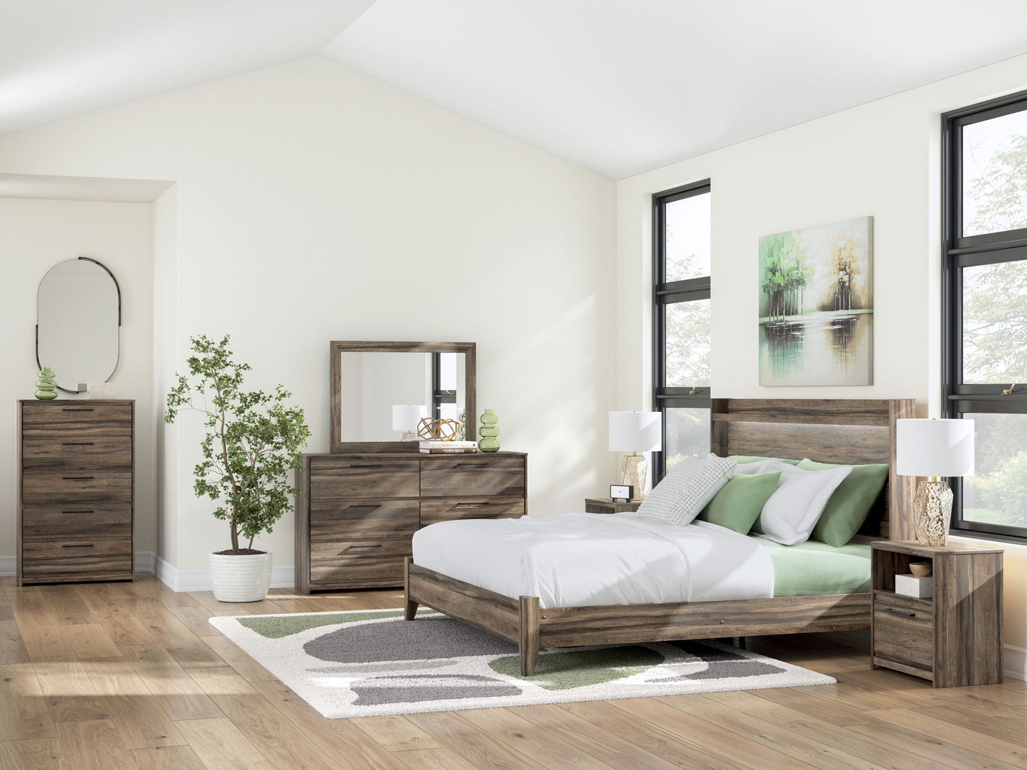 Baystorm - Panel Bedroom Set - Brown
