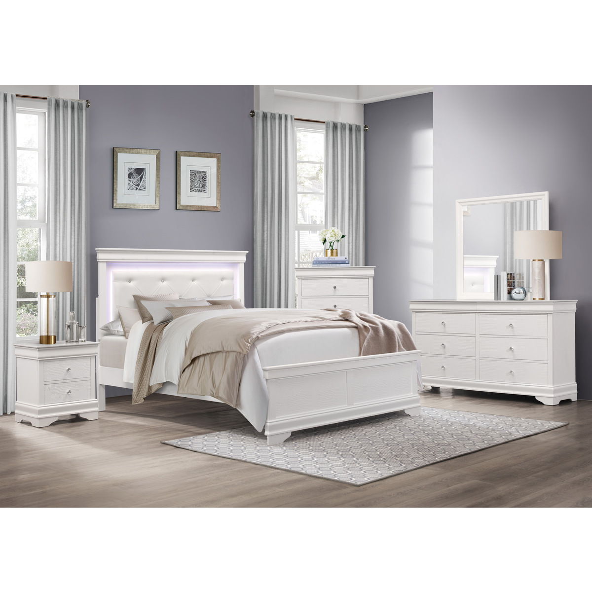 Lana - Nightstand - White