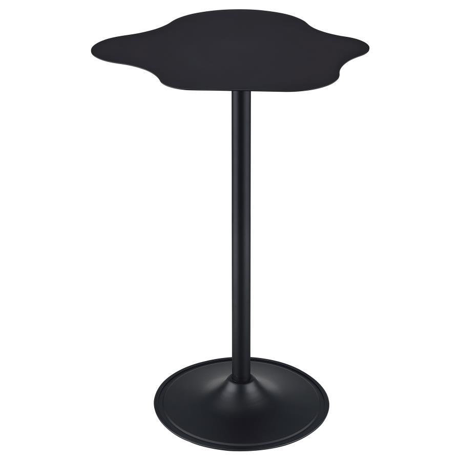 Keanu - Curved Cloud-Shaped Bistro Bar Table - Black