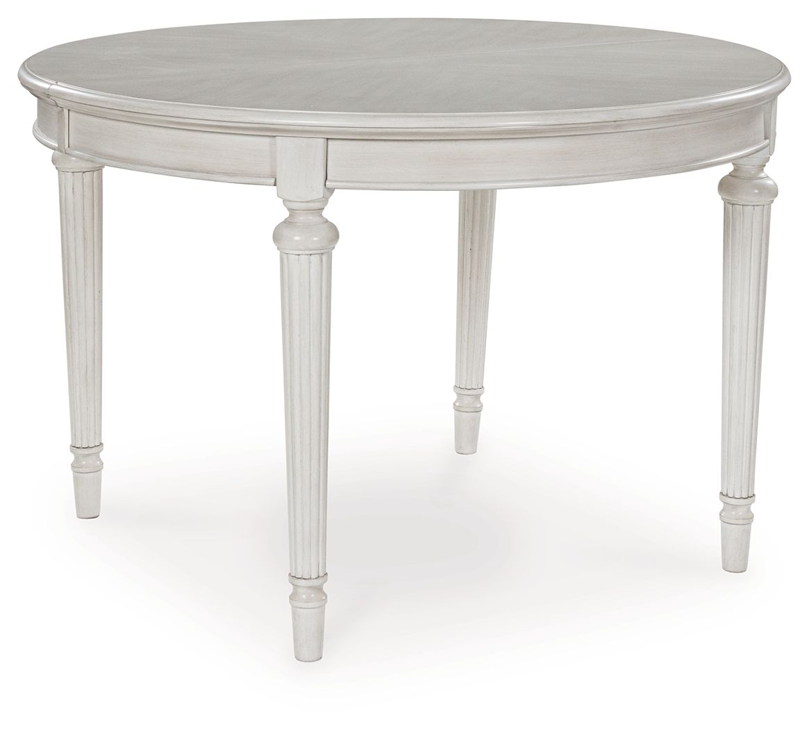 Montelaine - Oval Dining Room Extension Table - Antique White