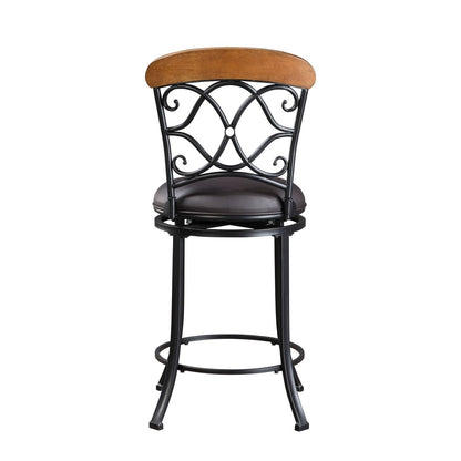 Benson - Swivel Counter Height Chair - Brown