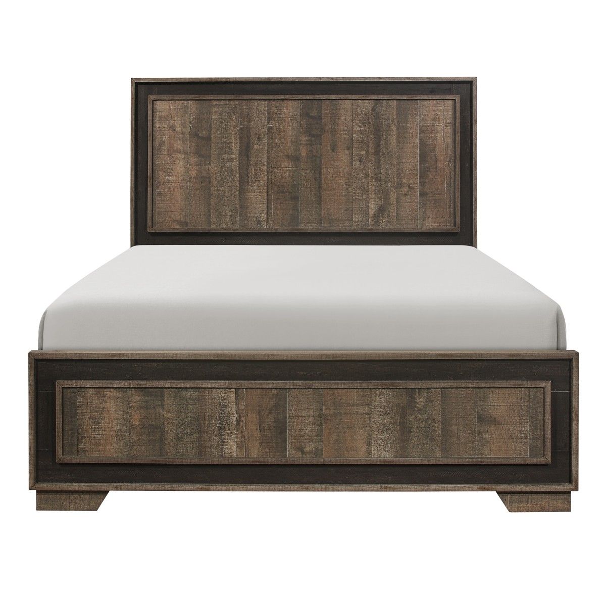 Ellendale - 4 Piece Bedroom Set (Queen Bed, Nightstand, Dresser, Mirror) - Brown