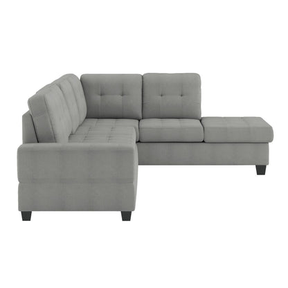 Maston - 2 Piece Reversible Sectional With Drop-Down Cup Holders