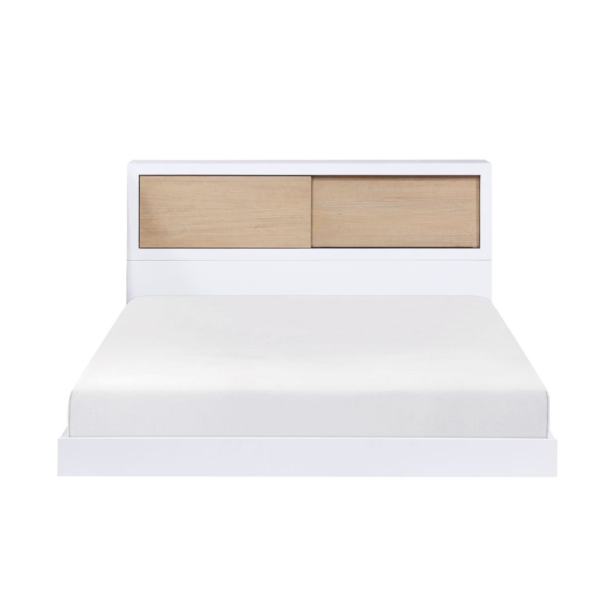 Asker - Full Bookcase Bed - White