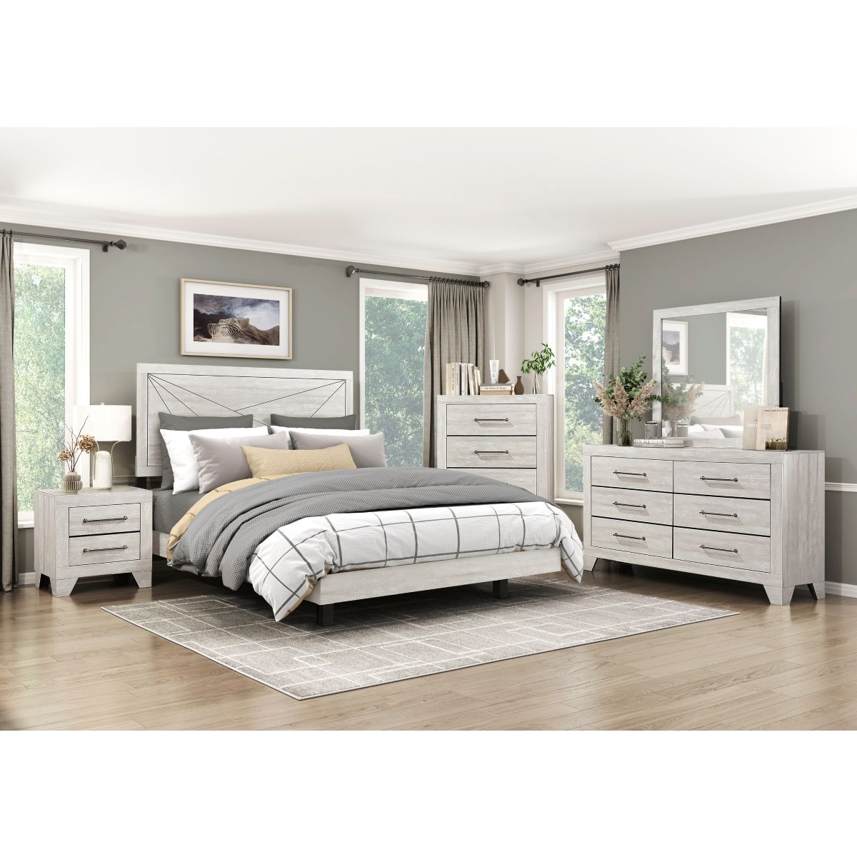 Aspen - Mirror - Natural Oak