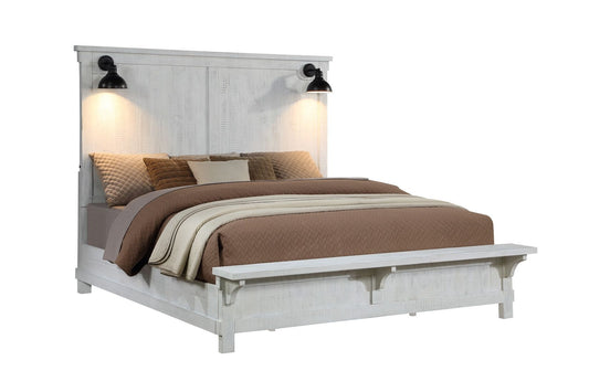 B02920 - Complete King Bed - White