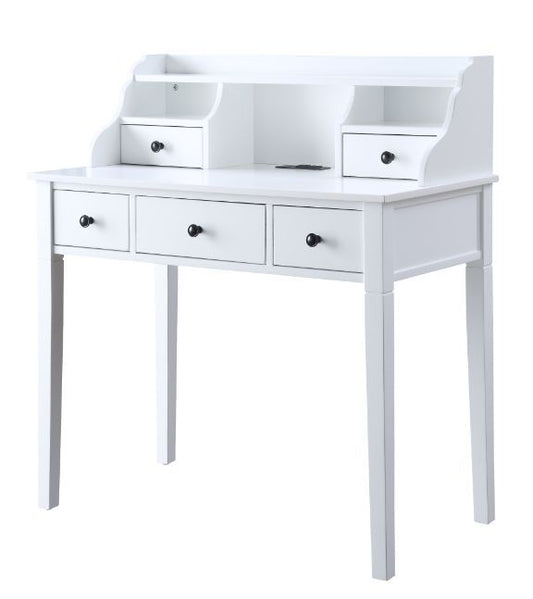 Agia - Desk - White Finish