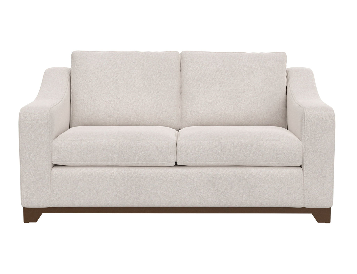 Natural Parota - Loveseat - Mink Withe