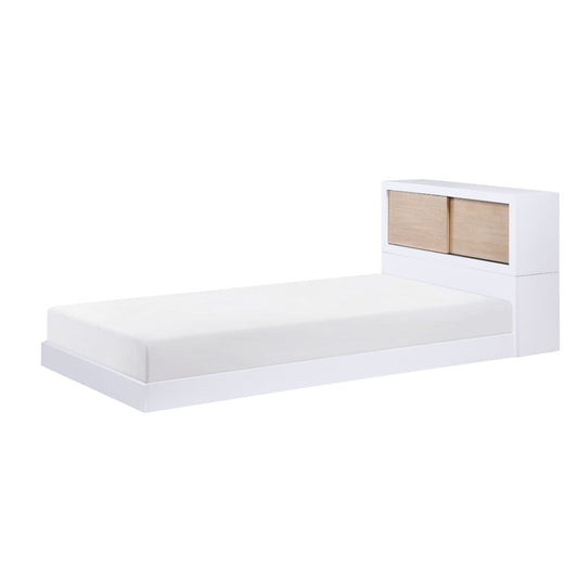 Asker - Twin Bookcase Bed - White