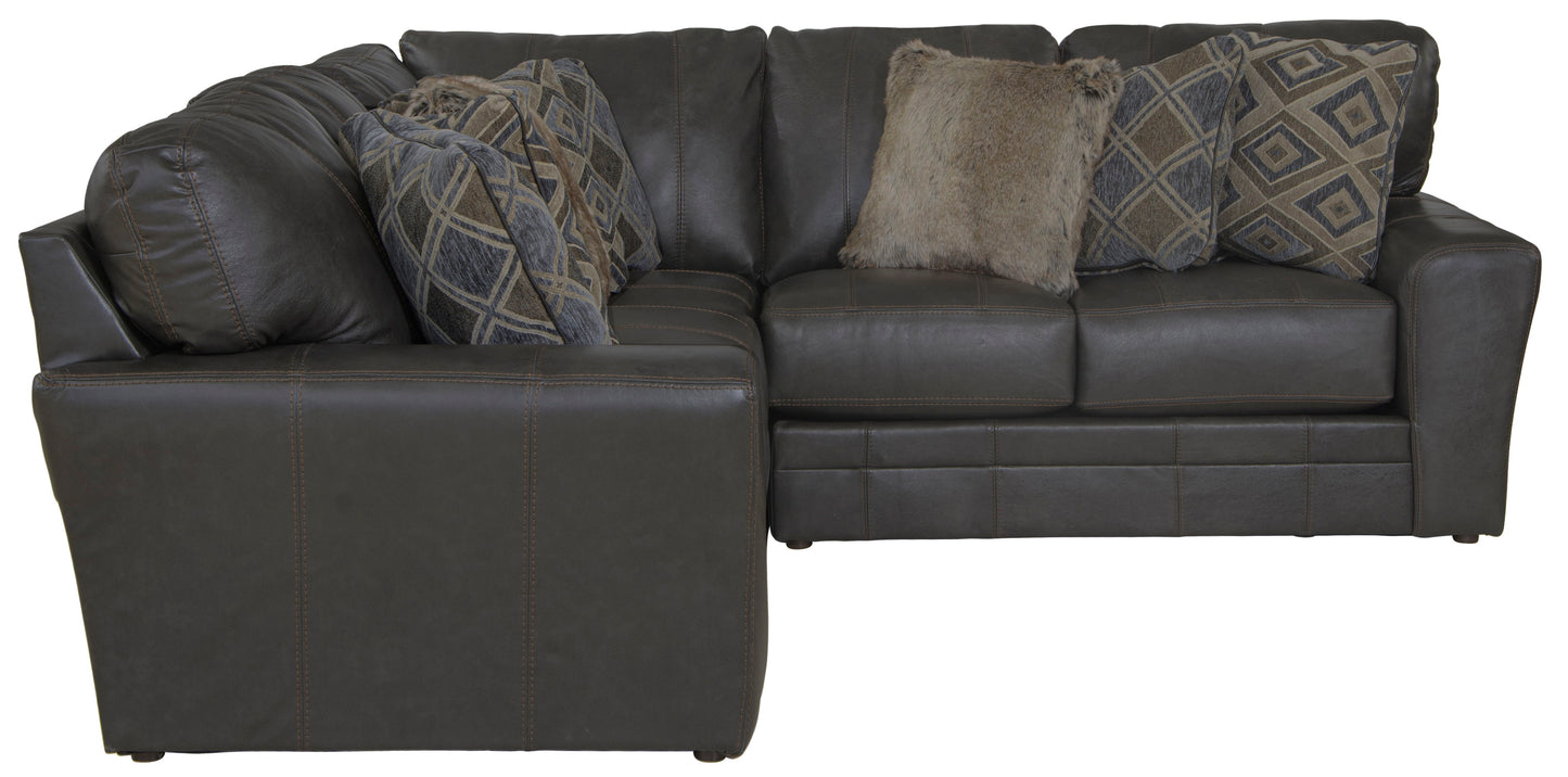 Denali - Italian Leather Match Sectional