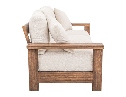 Duna - Sofa - White / Light Brown