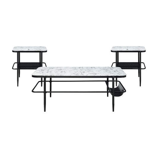 Martine - 3 Piece Pack Occasional Set - Black