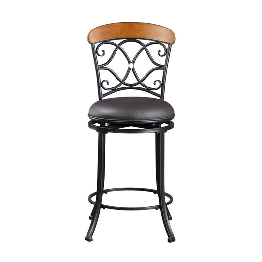 Benson - Swivel Counter Height Chair - Brown