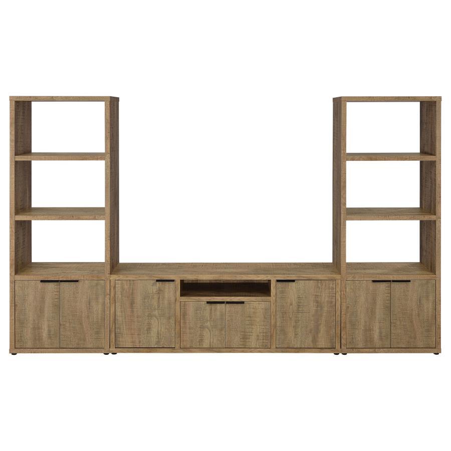 Tabby - 3 Piece Entertainment Center With 60" TV Stand - Mango