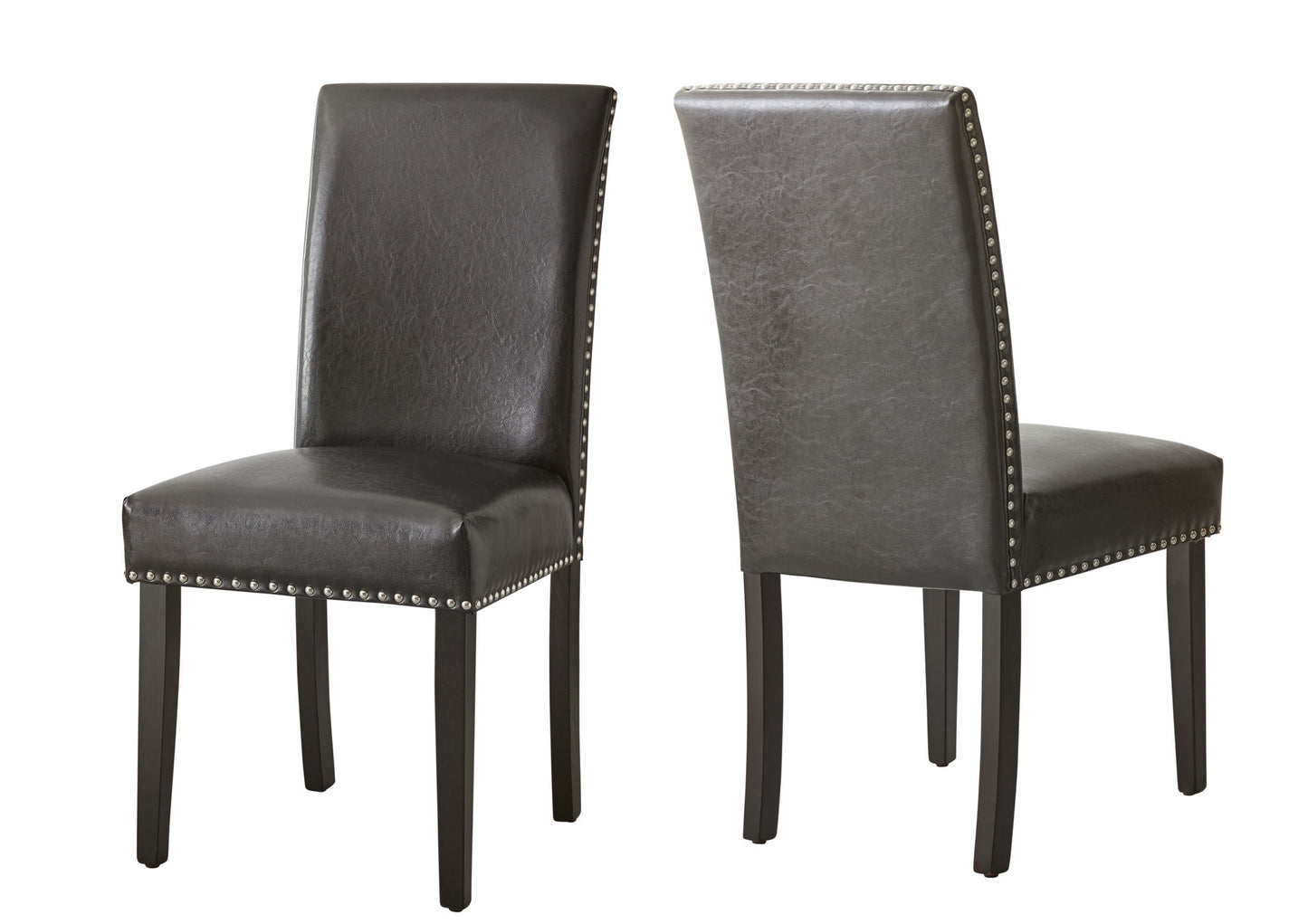 Verano - PU Side Chair (Set of 2) - Gray