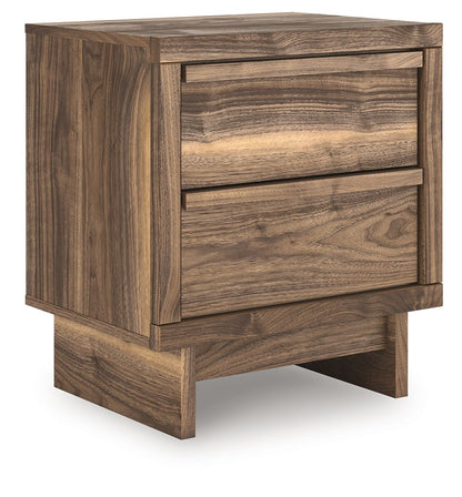 Zadilyn - Two Drawer Night Stand - Brown