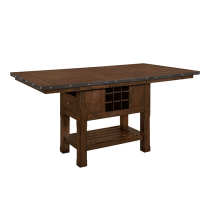 Schleiger - Counter Height Table - Brown