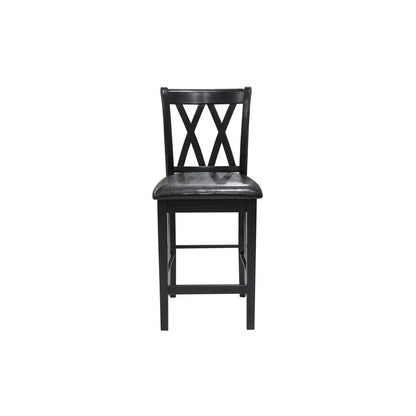 Norman - 5 Piece Pack Counter Height Set - Black