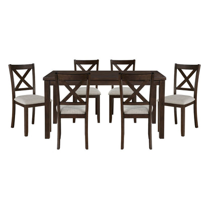 Challis - 7 Piece Pack Dinette Set - Cherry