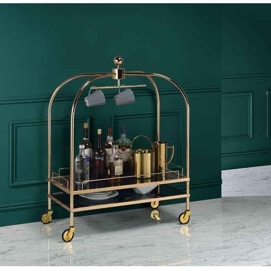 Bryna - Serving Cart - Gold