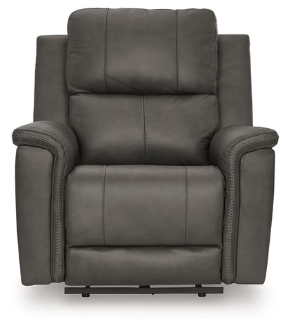 Beryton - Power Recliner With Adjustable Headrest