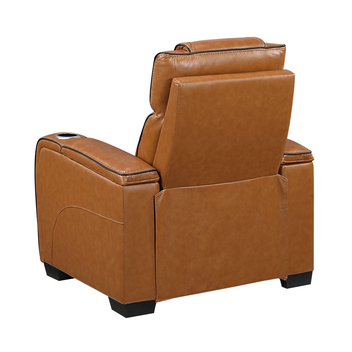 Apex - Power Reclining Chair With Power Headrest, Storage Arms With Cup Holders, Air Massage And Heat, LED Lighting And Charging Ports