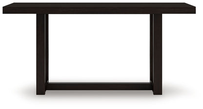 Neymorton - Rectangular Dining Room Counter Table - Dark Grayish Brown