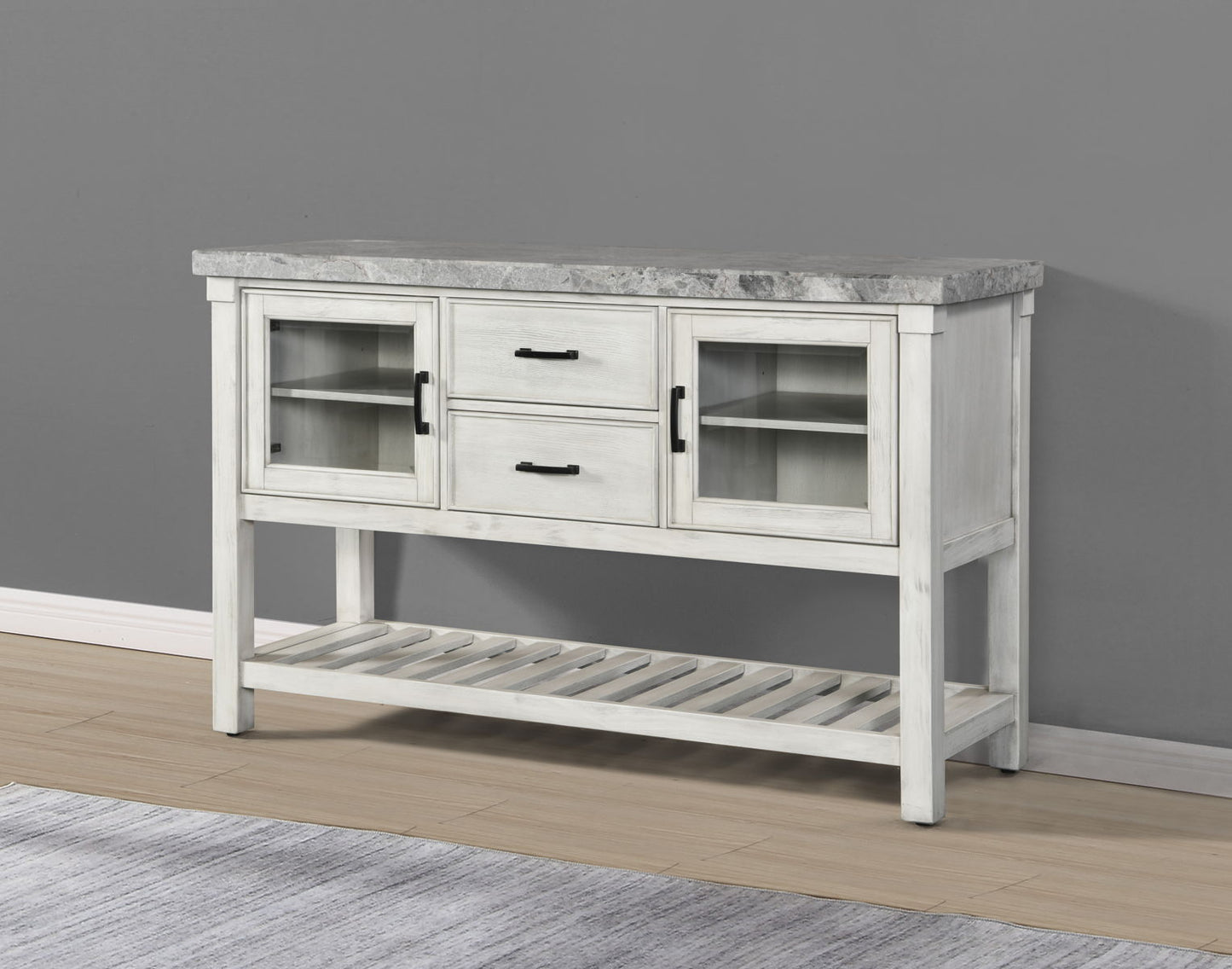 Canova - Marble Top Server - Gray