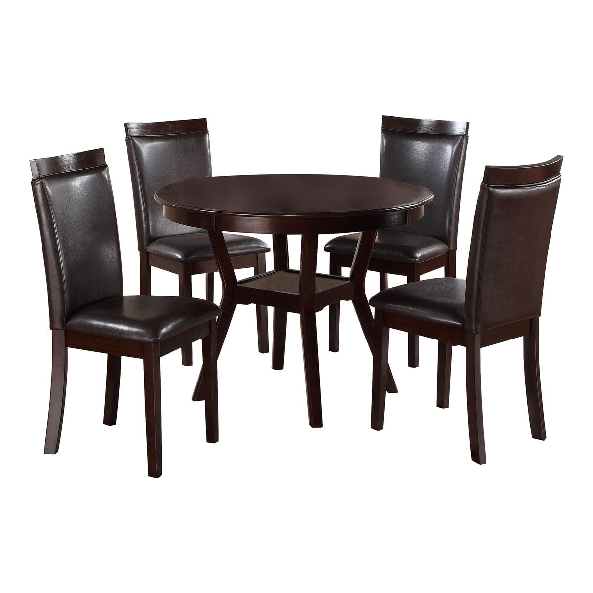 Shankmen - 5 Piece Pack Dinette Set - Brown