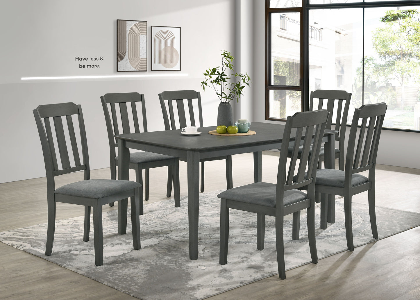 Benbrook - Rectangular Table - Antique Gray