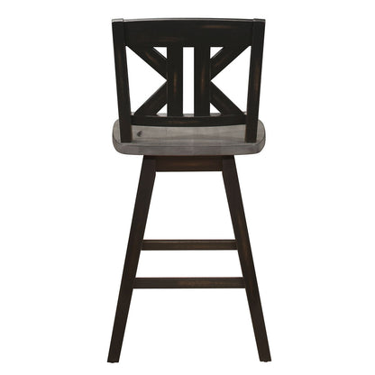 Amsonia - Swivel X-Back Counter Height Chair (Set of 2)