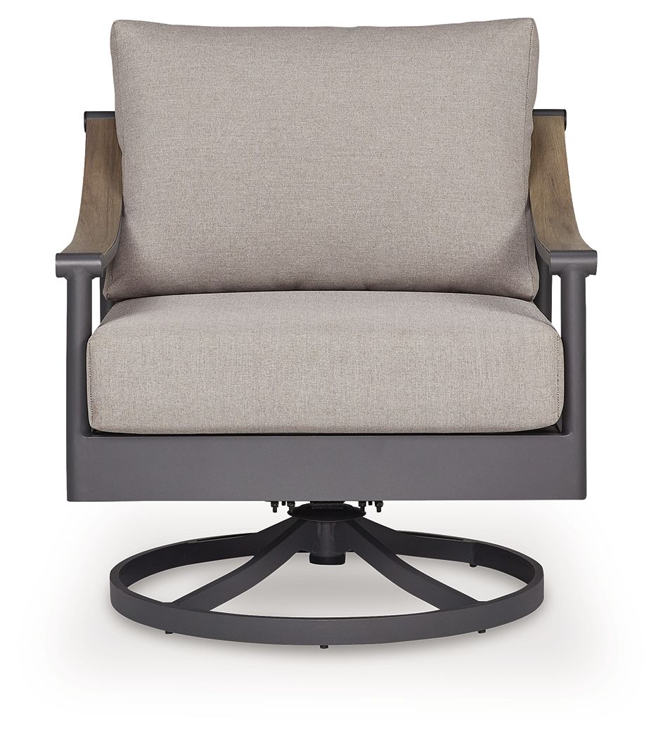 North Island - Swivel Lounge With Cushion - Gray
