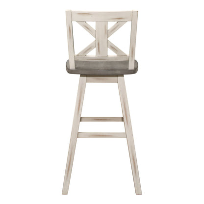 Amsonia - 29" Swivel X-Back Pub Height Chair (Set of 2)