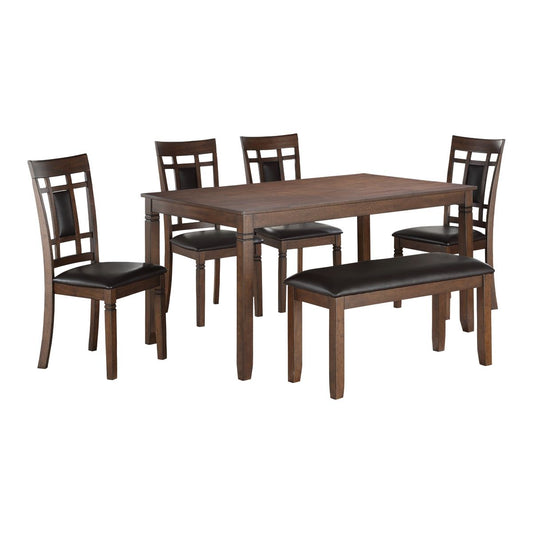 Salton - 6 Piece Pack Dinette Set - Brown