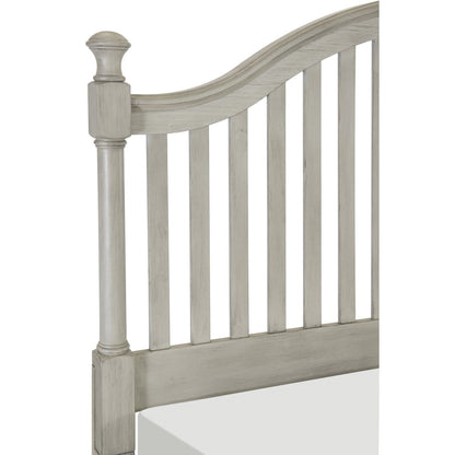 Mossbrook - 4 Piece Set (Queen Bed, Nightstand, Dresser, Mirror) - Gray